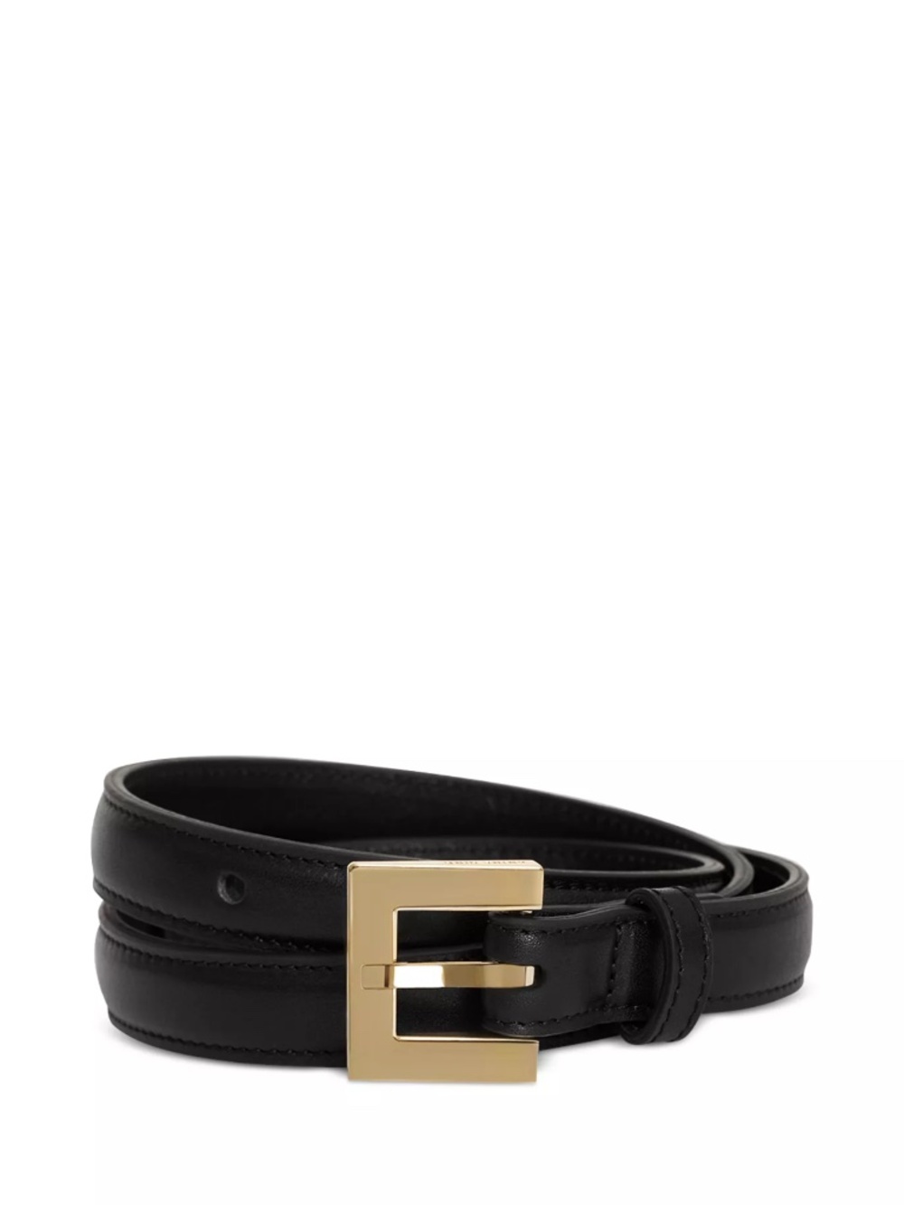 Anine Bing Women's Nicola Leather Belt Size XS/S in Black